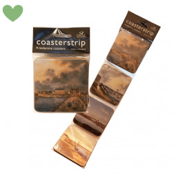 Coasterset, strip neut. huvud